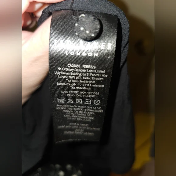 TED BAKER  Gemmi long sleeved mini dress With Stars Ted Sz 3, US Sz 8 - Picture 6 of 10